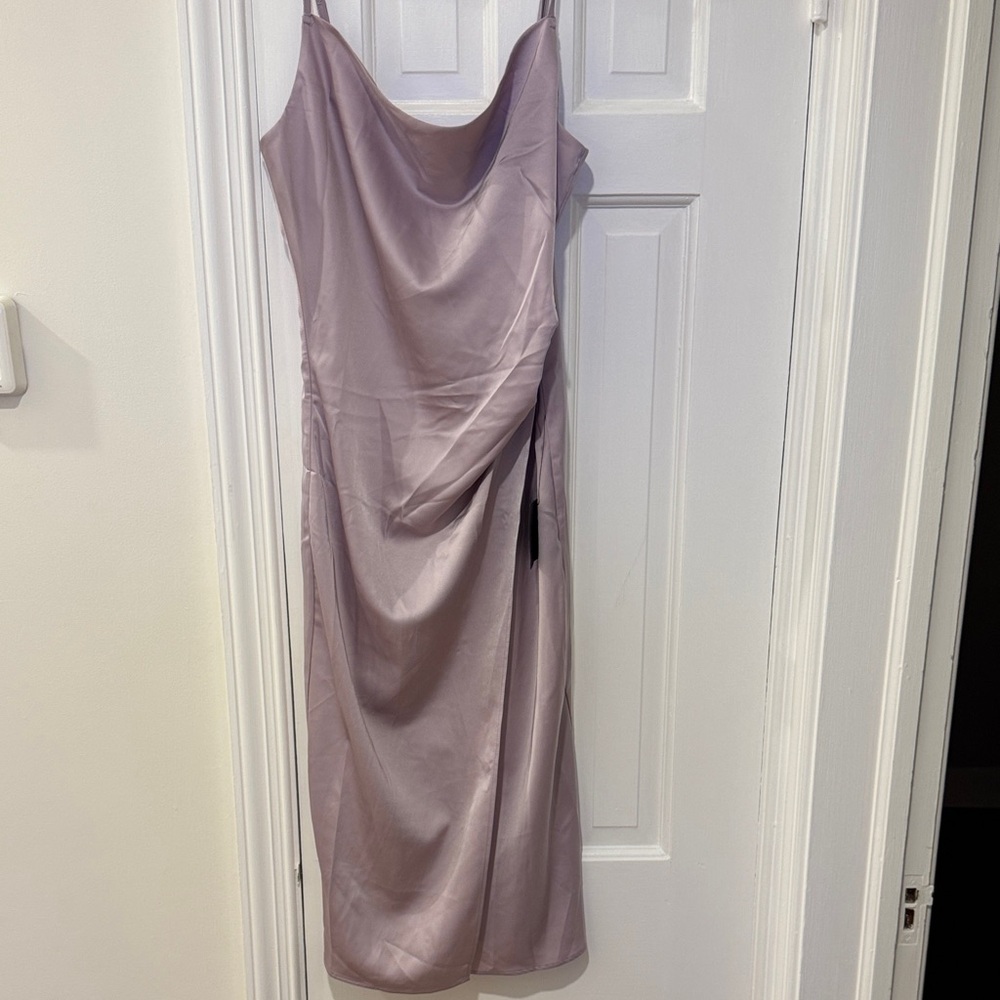 Lulu's Lavender Silk Dress